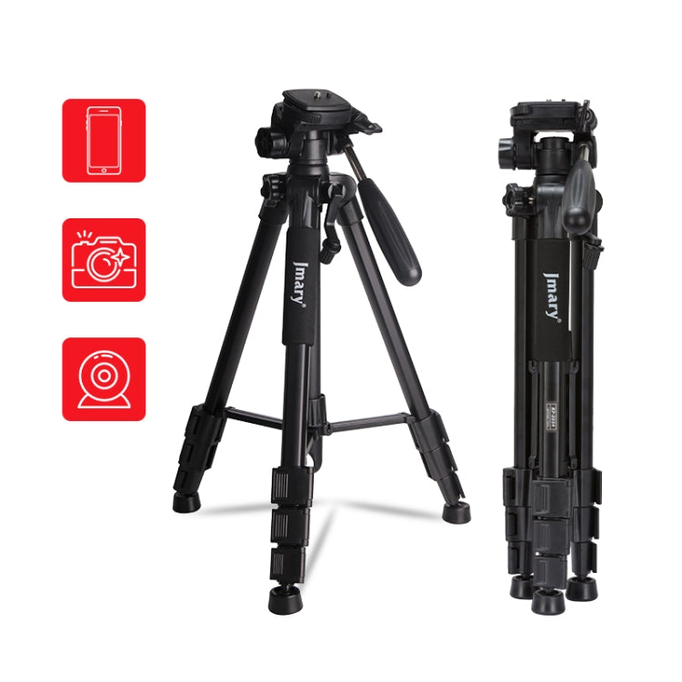 JMARY KP2234 Telescopic Aluminum Alloy SLR Camera Phone Live Streaming  Photography Tripod(Red) - free shipping - PMC TechLife - Order now!