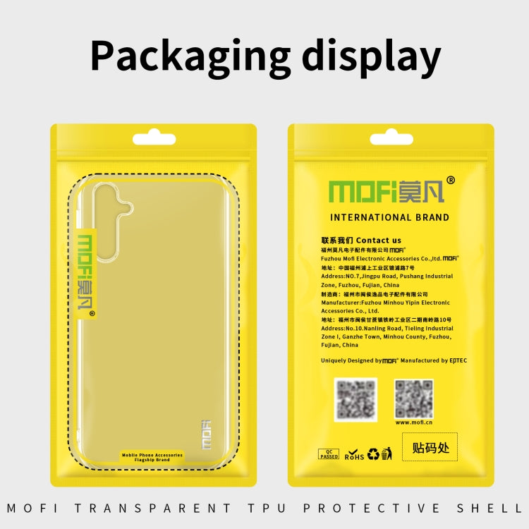 For vivo  iQOO Z8 MOFI Ming Series Ultra-thin TPU Phone Case(Transparent) - free shipping - PMC TechLife - Order now!