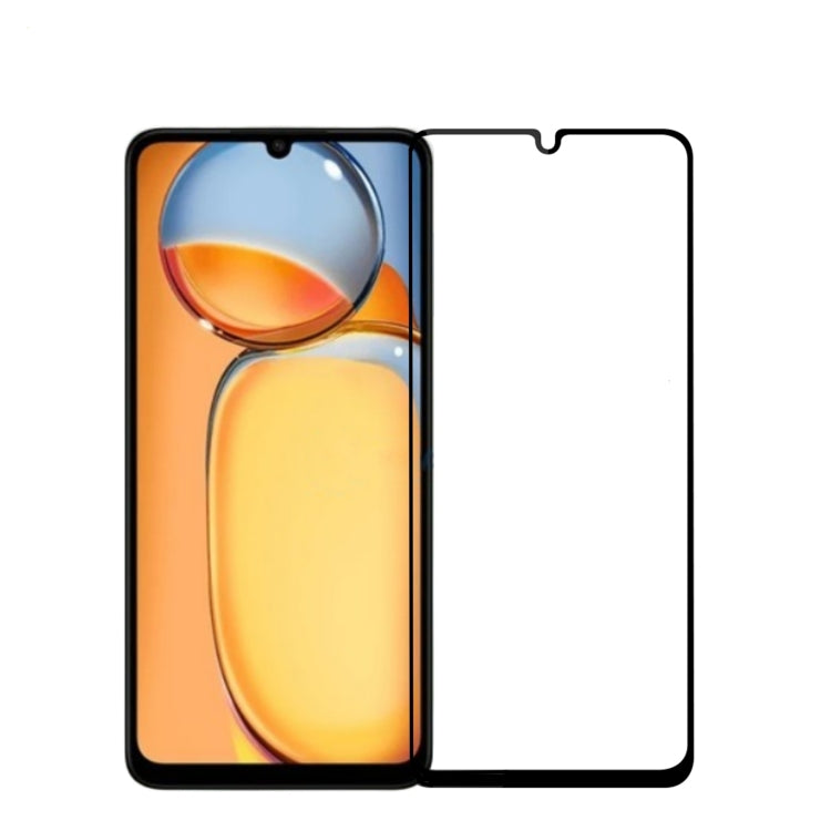 For Xiaomi Poco C65 MOFI 9H 2.5D Full Screen Tempered Glass Film(Black) -  by MOFI | Online Shopping South Africa | PMC TechLife | Buy Now Pay Later Mobicred