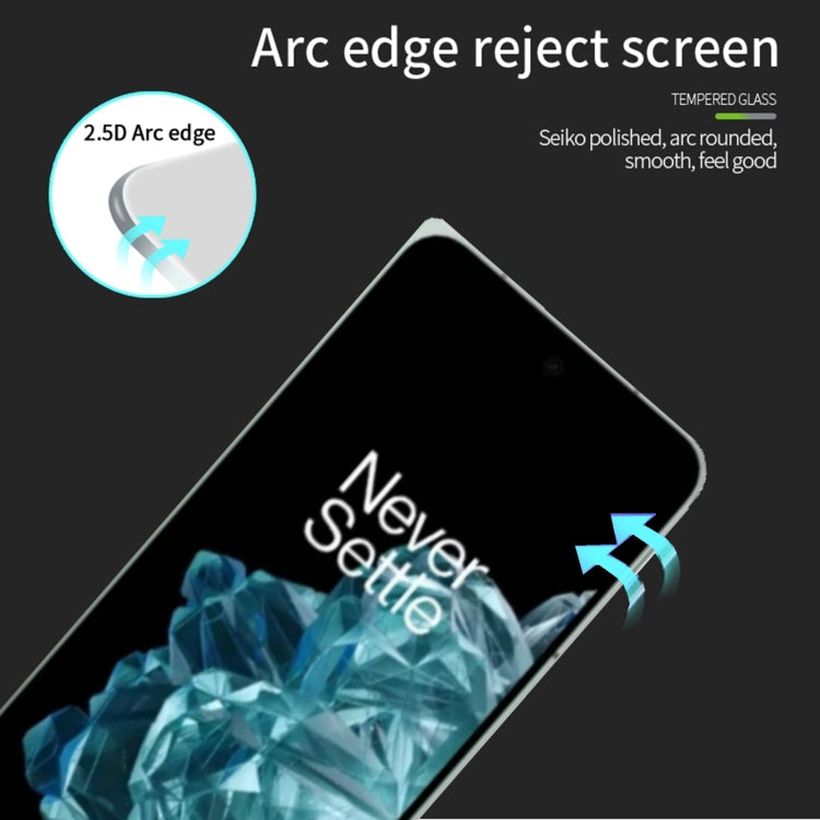 For OnePlus Open MOFI 9H 2.5D Full Screen Tempered Glass Film(Black) - OnePlus Tempered Glass by MOFI | Online Shopping South Africa | PMC TechLife | Buy Now Pay Later Mobicred