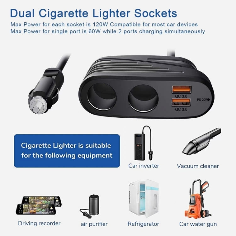 TR-31 PD 18W High Power Type-C + Dual USB QC 3.0 Fast Charger - Car Charger by PMC TechLife | Online Shopping South Africa | PMC TechLife | Buy Now Pay Later Mobicred