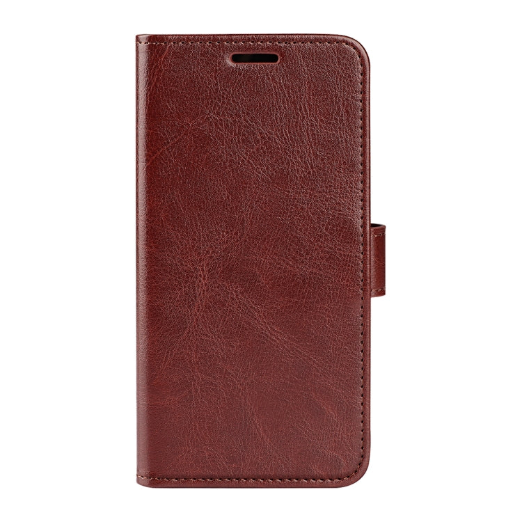 For Motorola Moto G Play 2024 R64 Texture Horizontal Flip Leather Phone Case(Brown) - Motorola Cases by PMC Jewellery | Online Shopping South Africa | PMC Jewellery | Buy Now Pay Later Mobicred