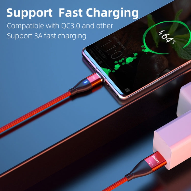ENKAY 6-in-1 PD60W USB-A / Type-C to Type-C / 8 Pin / Micro USB Magnetic Fast Charging Cable, Cable Length:1m(Purple) - free shipping - PMC Jewellery - Order now!
