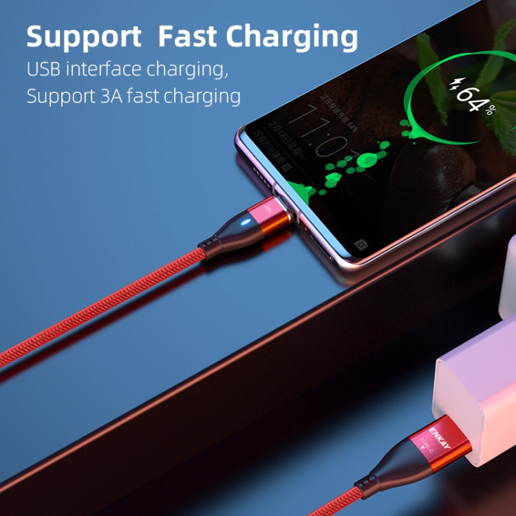 ENKAY 6-in-1 PD100W USB-A / Type-C to Type-C / 8 Pin / Micro USB Magnetic Fast Charging Cable, Cable Length:1m(Black) - free shipping - PMC Jewellery - Order now!