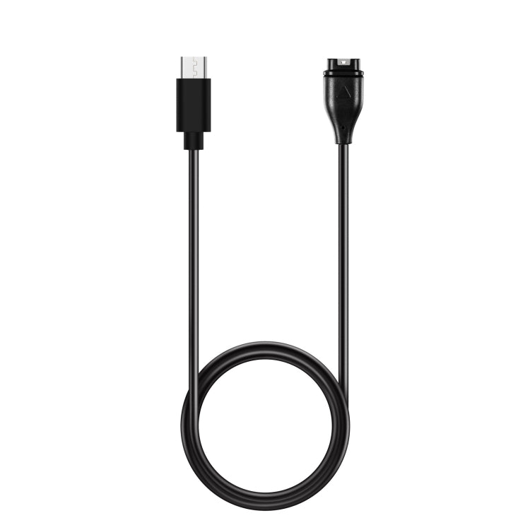 For Garmin  Instinct 2 Solar Type-C Port Watch Charger With Data Transmission(Black) - Charger by PMC TechLife | Online Shopping South Africa | PMC TechLife | Buy Now Pay Later Mobicred
