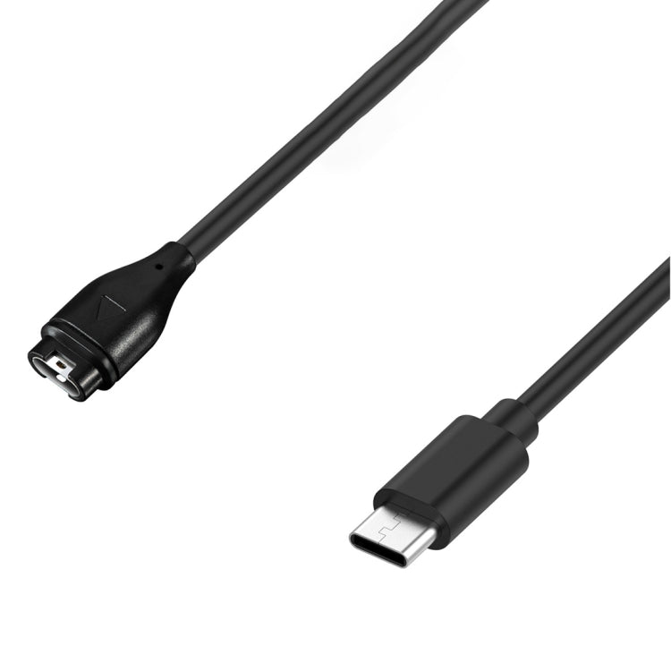 For Garmin Epix Gen 2 Type-C Port Watch Charger With Data Transmission(Black) - Charger by PMC TechLife | Online Shopping South Africa | PMC TechLife | Buy Now Pay Later Mobicred