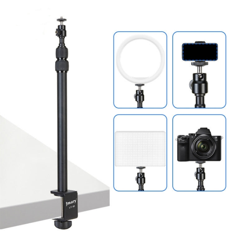 JMARY MT-49 For LED Video Light Clip Stand Adjustable Clamp Desk Mount Light Stand -  by Jmary | Online Shopping South Africa | PMC TechLife | Buy Now Pay Later Mobicred