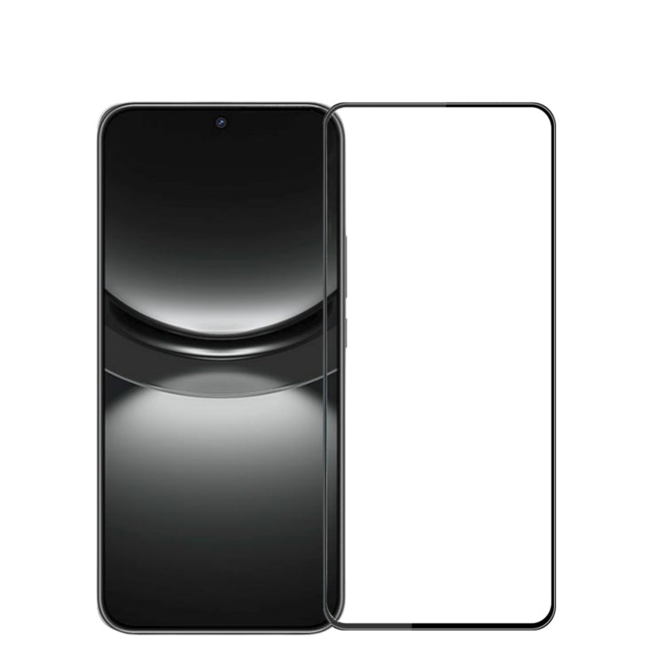For Huawei Nova 12 MOFI 9H 3D Explosion-proof Curved Screen Tempered Glass Film(Black) - Huawei Tempered Glass by MOFI | Online Shopping South Africa | PMC TechLife