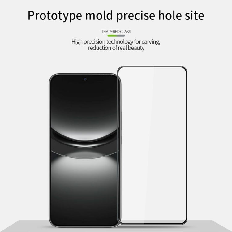 For Huawei Nova 12 MOFI 9H 3D Explosion-proof Curved Screen Tempered Glass Film(Black) - Huawei Tempered Glass by MOFI | Online Shopping South Africa | PMC TechLife