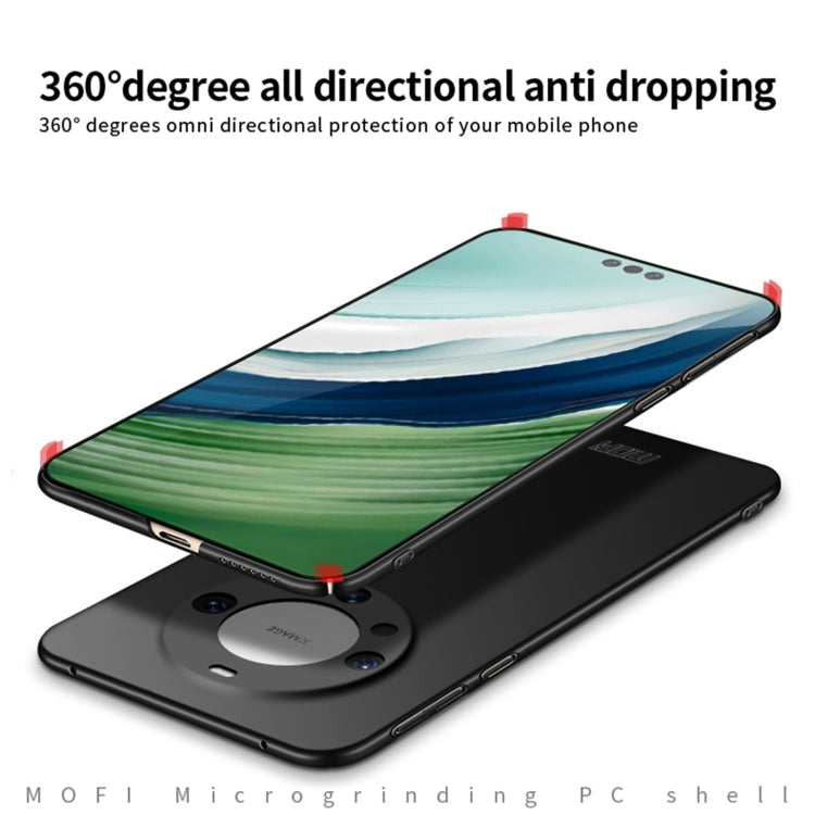 For Huawei Mate 60 MOFI Micro-Frosted PC Ultra-thin Hard Phone Case(Black) - Huawei Cases by MOFI | Online Shopping South Africa | PMC TechLife | Buy Now Pay Later Mobicred