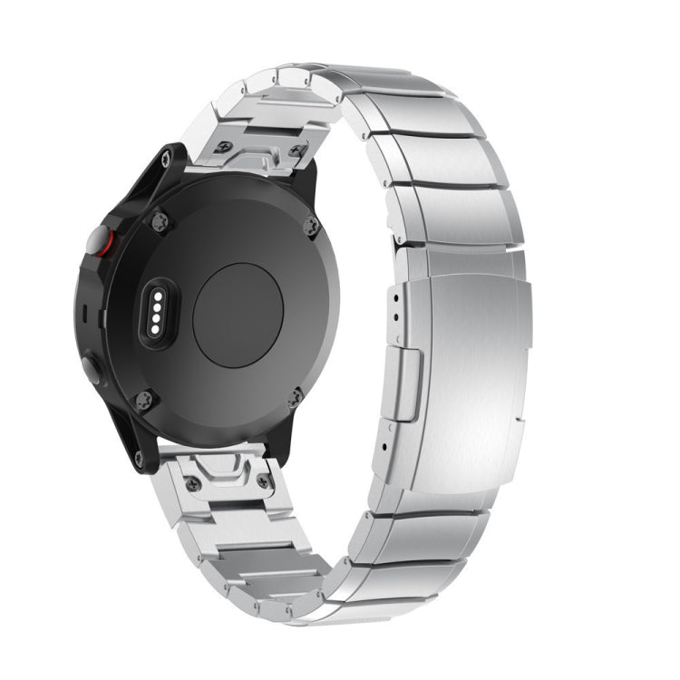 For Garmin Epix Pro 47mm 22mm Titanium Alloy Quick Release Watch Band(Sliver) - Watch Bands by PMC TechLife | Online Shopping South Africa | PMC TechLife