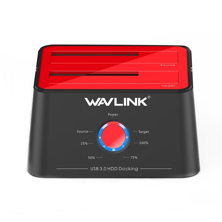 Wavlink ST334U SSD Dual Bay External Hard Drive Docking Station USB 3.0 to SATA I/II/III(UK Plug) - free shipping - PMC Jewellery - Order now!