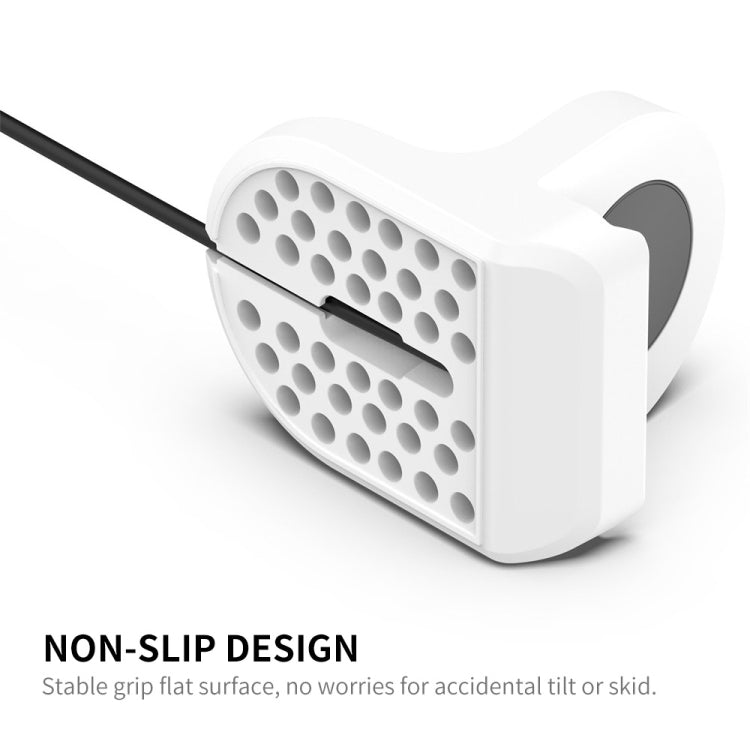 For Samsung Galaxy Watch6 / Watch6 Classic / Watch5 / Watch5 Pro JUNSUNMAY Silicone Charger Stand Non-Slip Base(White) - Charger by JUNSUNMAY | Online Shopping South Africa | PMC TechLife | Buy Now Pay Later Mobicred