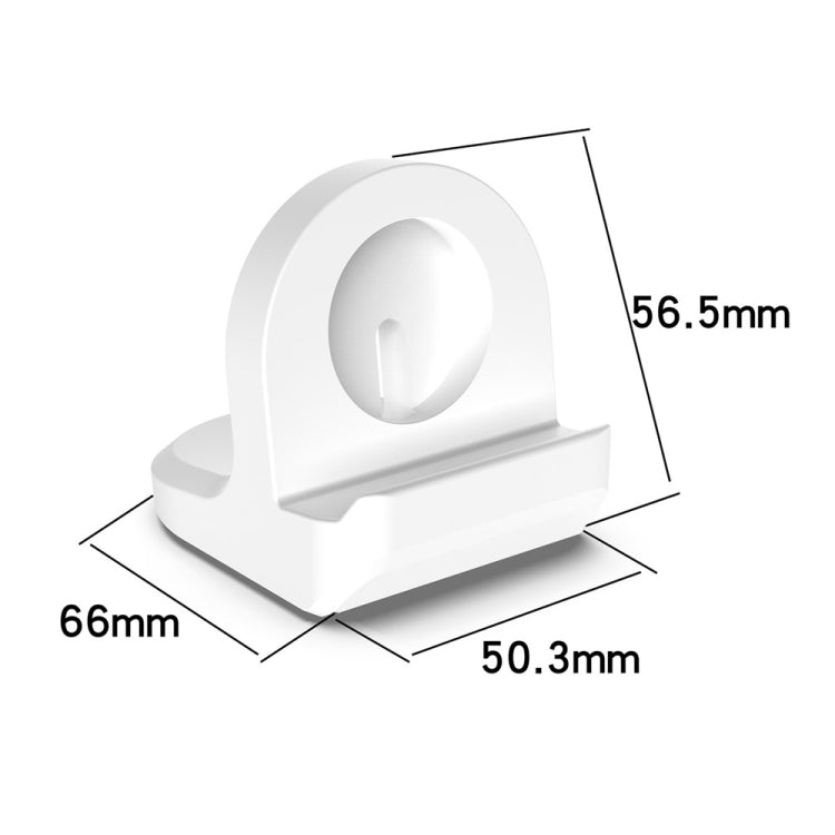 For Samsung Galaxy Watch6 / Watch6 Classic / Watch5 / Watch5 Pro JUNSUNMAY Silicone Charger Stand Non-Slip Base(White) - Charger by JUNSUNMAY | Online Shopping South Africa | PMC TechLife | Buy Now Pay Later Mobicred