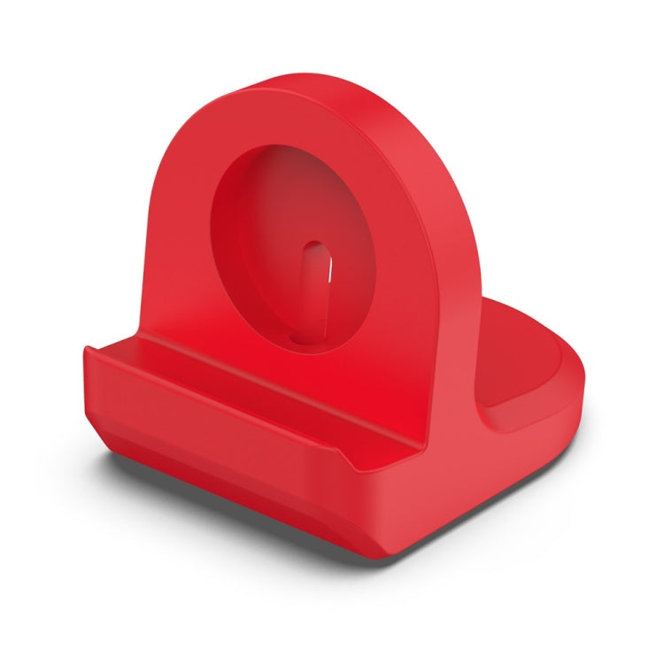 For Samsung Galaxy Watch6 / Watch6 Classic / Watch5 / Watch5 Pro JUNSUNMAY Silicone Charger Stand Non-Slip Base(Red) - free shipping - PMC TechLife - Order now!