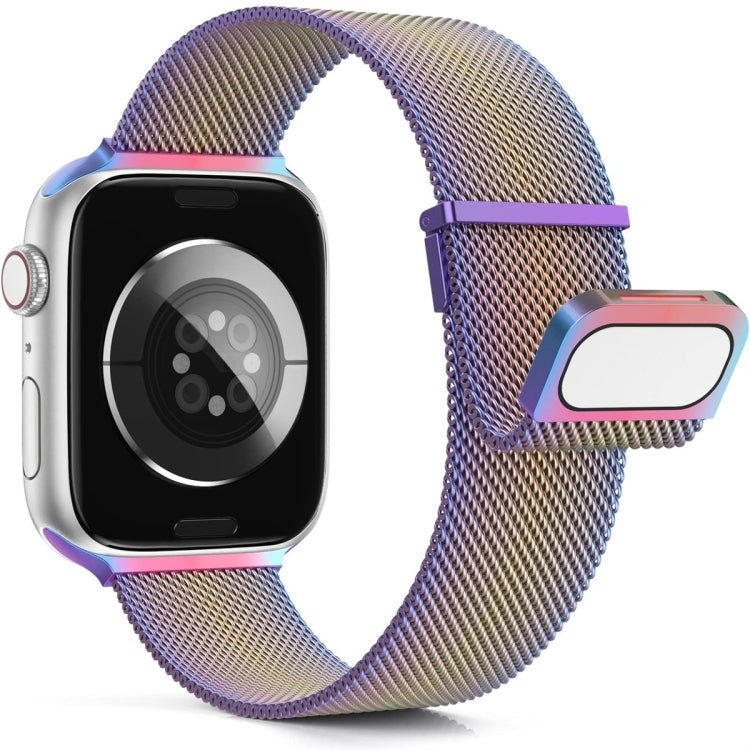 For Apple Watch 8 41mm Milan Double Magnetic Steel Mesh Watch Band(Color) - free shipping - PMC TechLife - Order now!