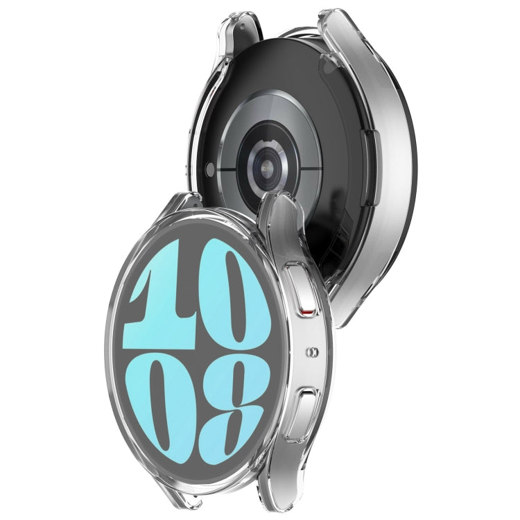 For Samsung Galaxy Watch 6 40mm Fully Enclosed TPU Watch Protective Case(Rose Gold) - Watch Cases by PMC TechLife | Online Shopping South Africa | PMC TechLife