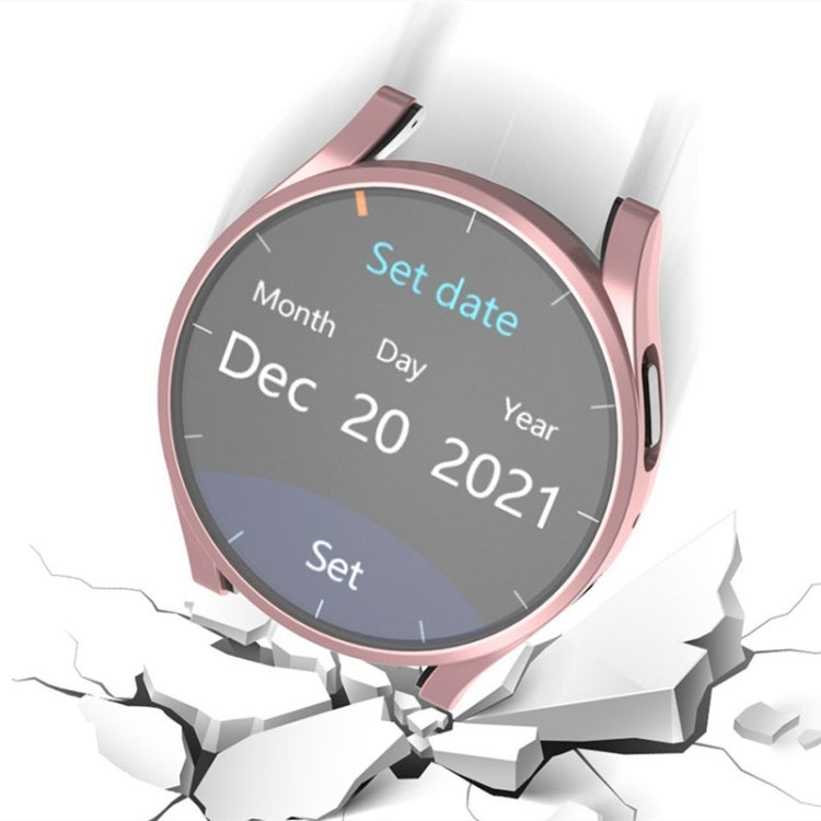 For Samsung Galaxy Watch 6 40mm Fully Enclosed TPU Watch Protective Case(Rose Gold) - Watch Cases by PMC TechLife | Online Shopping South Africa | PMC TechLife