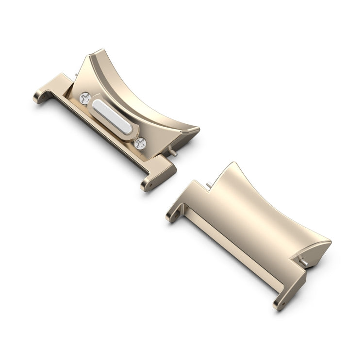 For Samsung Galaxy Watch5 / 5 Pro 20mm 1 Pair Button Style Curved Metal Watch Band Connector(Starlight Color) - free shipping - PMc TechLife - Order now!