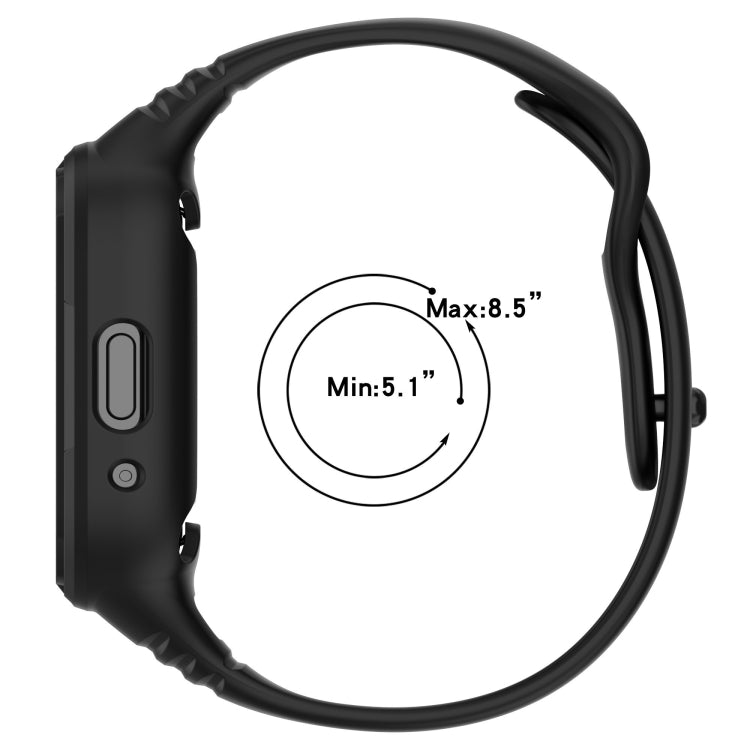 For Redmi Watch 3 Lite Integrated Fully Enclosed Silicone Watch Band(White) - Watch Bands by PMC TechLife | Online Shopping South Africa | PMC TechLife | Buy Now Pay Later Mobicred