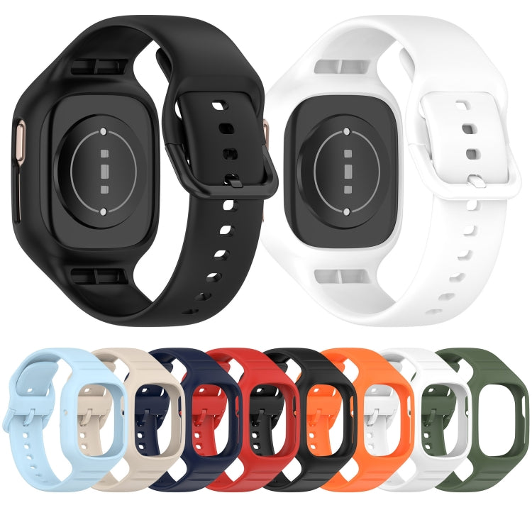For Honor Watch 4 Integrated Fully Enclosed Silicone Watch Band(Red) - Watch Bands by PMC TechLife | Online Shopping South Africa | PMC TechLife
