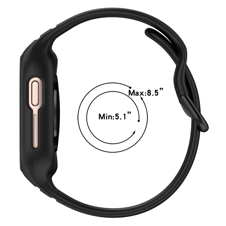 For Honor Watch 4 Integrated Fully Enclosed Silicone Watch Band(Orange) - Watch Bands by PMC TechLife | Online Shopping South Africa | PMC TechLife