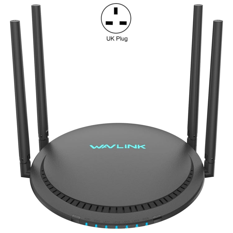 WAVLINK WN531P3 WAN / LAN Port Signal Booster Wireless Repeater AC1200 Wireless Routers, Plug:UK Plug - Wireless Routers by PMC Jewellery | Online Shopping South Africa | PMC Jewellery | Buy Now Pay Later Mobicred