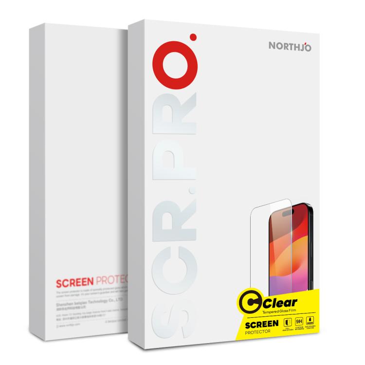 For iPhone 17 NORTHJO A++ Screen Protector Tempered Glass Film(Clear) - iPhone 17 Tempered Glass by NORTHJO | Online Shopping South Africa | PMC TechLife | Buy Now Pay Later Mobicred