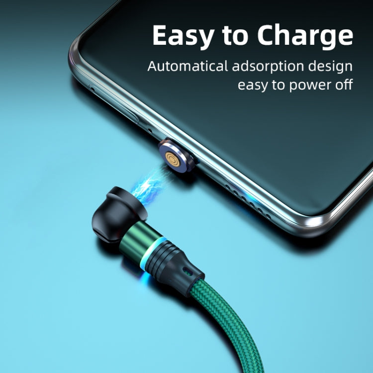 ENKAY 3 in 1 3A USB to Type-C / 8 Pin / Micro USB Magnetic 540 Degrees Rotating Fast Charging Cable, Length:2m(Red) - free shipping - PMC Jewellery - Order now!