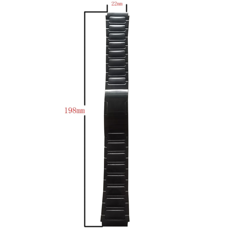For SUUNTO 5 Peak 22mm I-Shaped Titanium Alloy Watch Band(Black) -  by PMC TechLife | Online Shopping South Africa | PMC TechLife