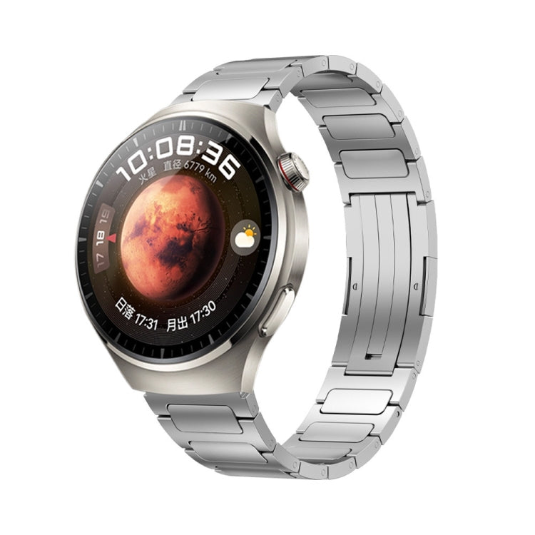 For Xiaomi MI Watch S1 Pro 22mm I-Shaped Titanium Alloy Watch Band(Sliver) - Watch Bands by PMC TechLife | Online Shopping South Africa | PMC TechLife