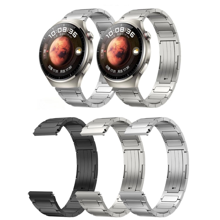 For Xiaomi Haylou GST LS09B 22mm I-Shaped Titanium Alloy Watch Band(Grey) - Watch Bands by PMC TechLife | Online Shopping South Africa | PMC TechLife