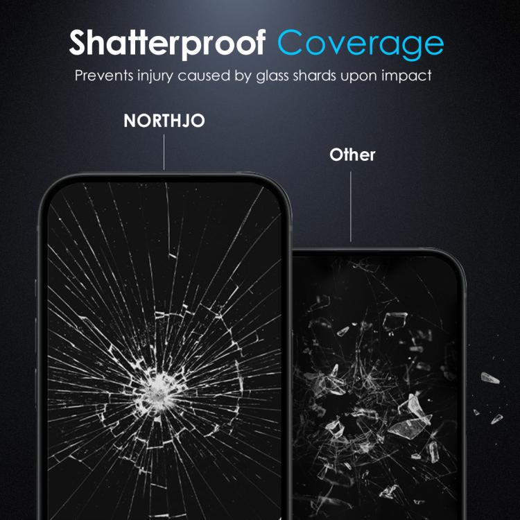 For iPhone 16 Pro Max NORTHJO A++ 0.3mm 28 Degree Privacy Screen Tempered Glass Film - iPhone 16 Pro Max Tempered Glass by NORTHJO | Online Shopping South Africa | PMC TechLife | Buy Now Pay Later Mobicred