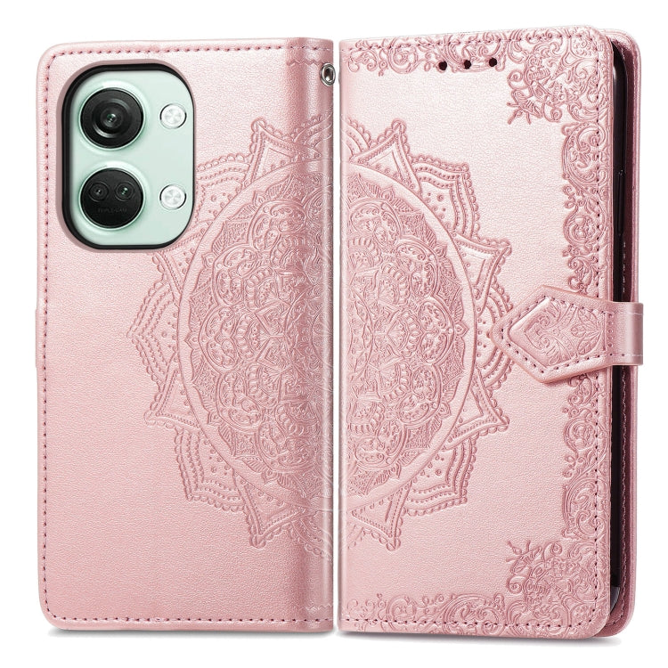 For OnePlus Nord 3 5G Mandala Flower Embossed Leather Phone Case(Rose Gold) - free shipping - PMC TechLife - Order now!