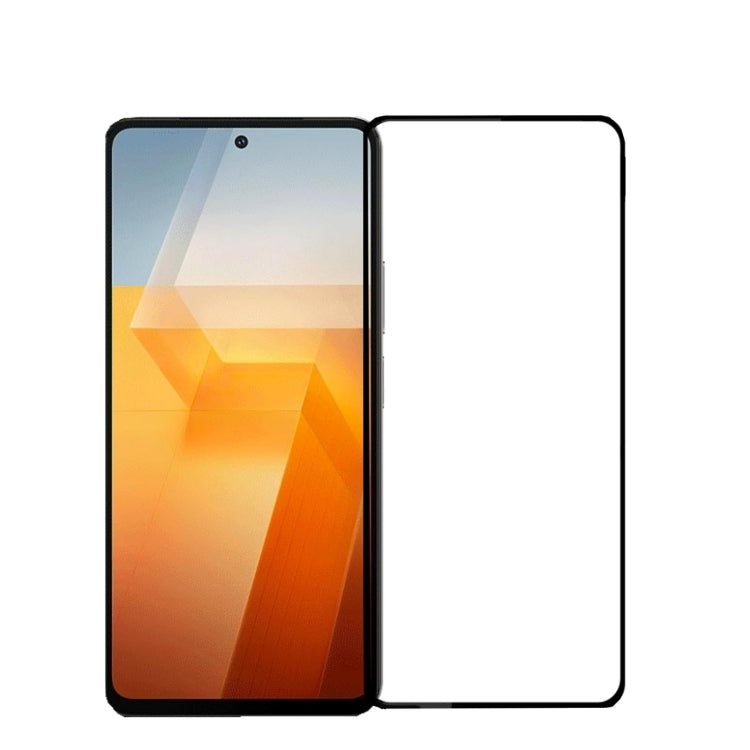 For vivo iQOO Z9 PINWUYO 9H 2.5D Full Screen Tempered Glass Film(Black) - vivo Tempered Glass by PINWUYO | Online Shopping South Africa | PMC TechLife | Buy Now Pay Later Mobicred