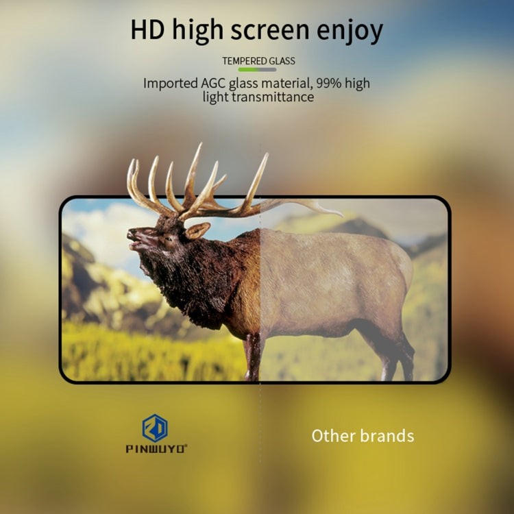 For vivo iQOO Z9 PINWUYO 9H 2.5D Full Screen Tempered Glass Film(Black) - vivo Tempered Glass by PINWUYO | Online Shopping South Africa | PMC TechLife | Buy Now Pay Later Mobicred