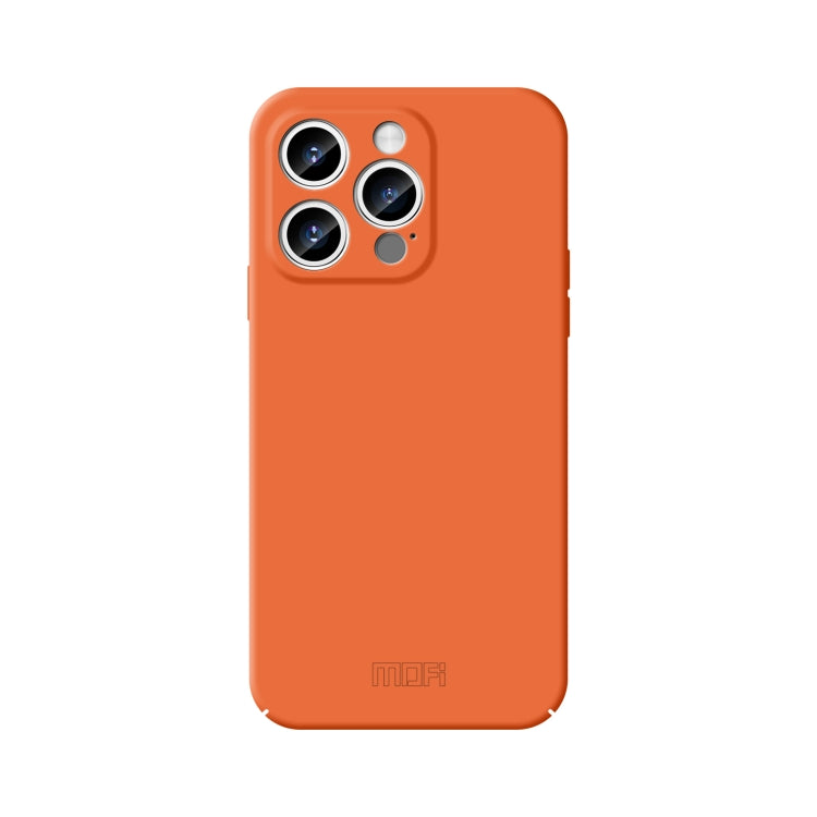 For iPhone 15 Pro Max MOFI Qin Series Skin Feel All-inclusive PC Phone Case(Orange) - free shipping - PMC TechLife - Order now!