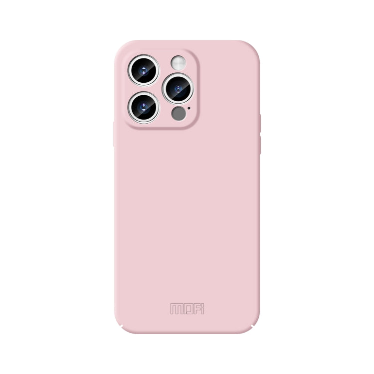 For iPhone 15 Pro Max MOFI Qin Series Skin Feel All-inclusive Silicone Phone Case(Pink) - iPhone 15 Pro Max Cases by MOFI | Online Shopping South Africa | PMC TechLife