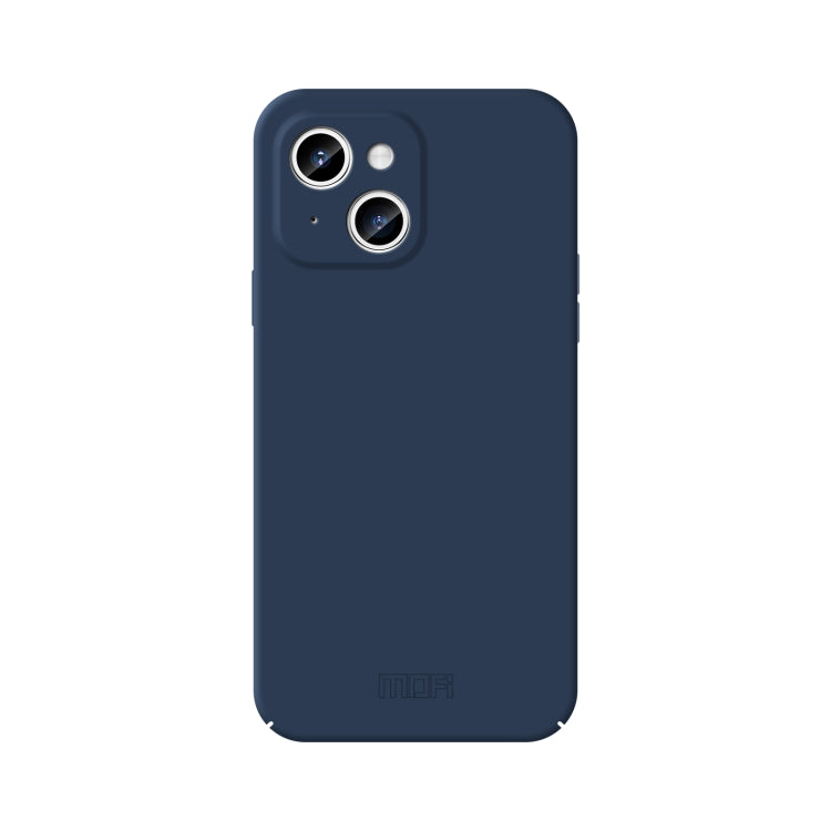For iPhone 14 MOFI Qin Series Skin Feel All-inclusive PC Phone Case(Blue) - iPhone 14 Cases by MOFI | Online Shopping South Africa | PMC TechLife | Buy Now Pay Later Mobicred