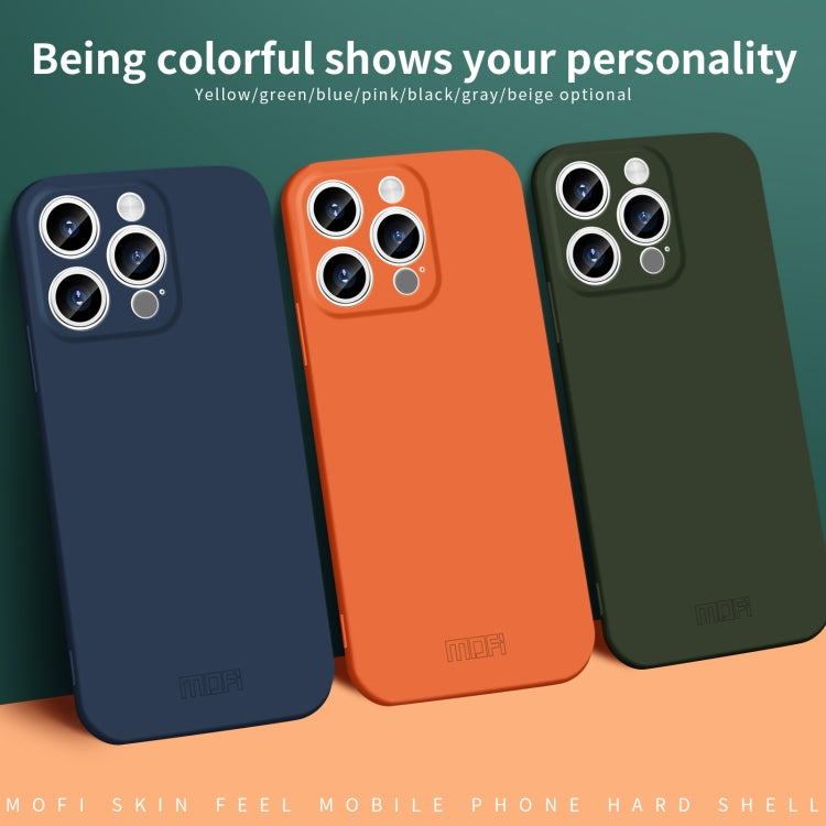 For iPhone 14 Pro Max MOFI Qin Series Skin Feel All-inclusive PC Phone Case(Orange) - iPhone 14 Pro Max Cases by MOFI | Online Shopping South Africa | PMC TechLife | Buy Now Pay Later Mobicred