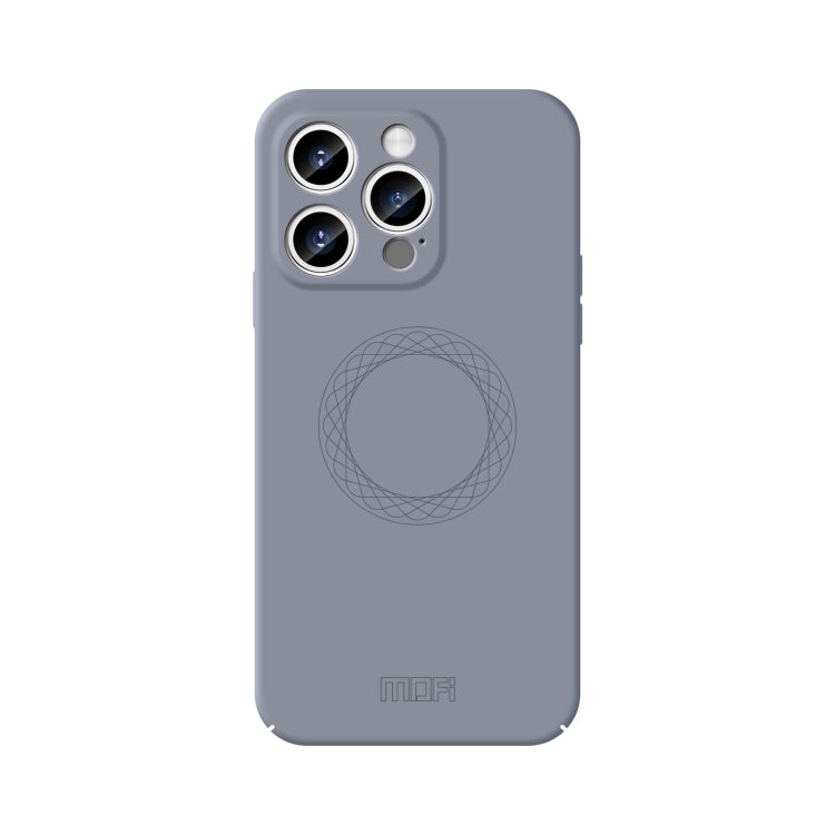 For iPhone 15 Pro Max MOFI Qin Series Skin Feel All-inclusive Silicone Phone Case(Gray) - free shipping - PMC TechLife - Order now!