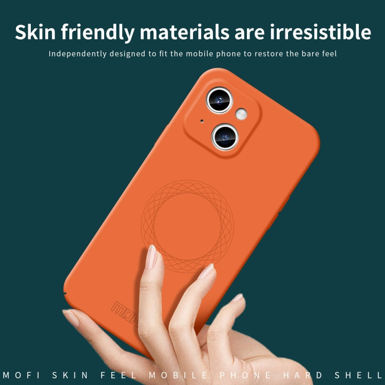 For iPhone 15 Plus MOFI Qin Series Skin Feel All-inclusive Silicone Phone Case(Blue) - free shipping - PMC TechLife - Order now!