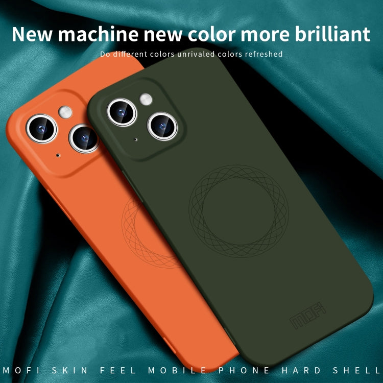 For iPhone 15 MOFI Qin Series Skin Feel All-inclusive Silicone Phone Case(Gray) - free shipping - PMC TechLife - Order now!