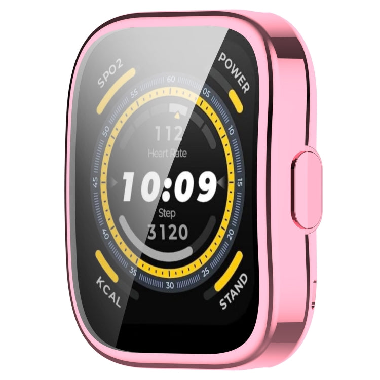 For Amazfit Bip 5 All-Inclusive TPU Protective Case(Pink) - Watch Cases by PMC TechLife | Online Shopping South Africa | PMC TechLife