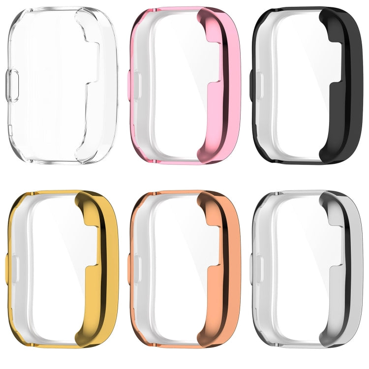 For Amazfit Bip 5 All-Inclusive TPU Protective Case(Pink) - Watch Cases by PMC TechLife | Online Shopping South Africa | PMC TechLife
