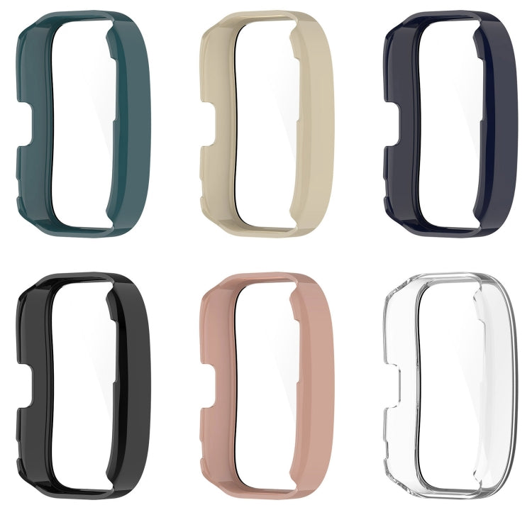 For Amazfit Bip 5 Tempered Film Integrated PC Watch Protective Case(Transparent) - Watch Cases by PMC TechLife | Online Shopping South Africa | PMC TechLife | Buy Now Pay Later Mobicred