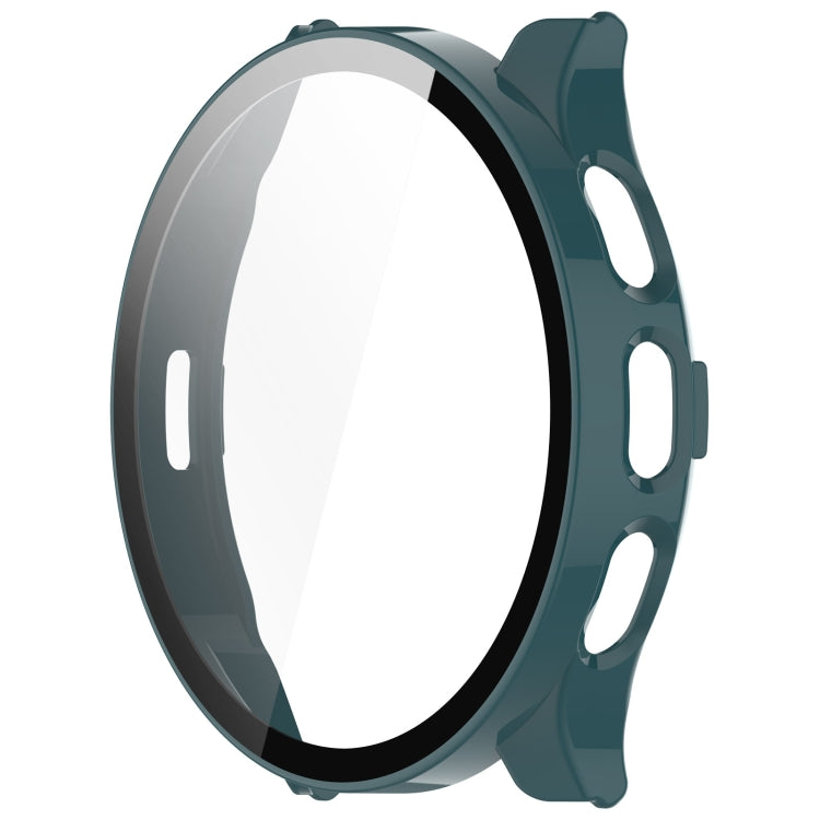 For Garmin Venu 3S PC + Tempered Film Integrated Watch Protective Case(Green) - Watch Cases by PMC TechLife | Online Shopping South Africa | PMC TechLife | Buy Now Pay Later Mobicred
