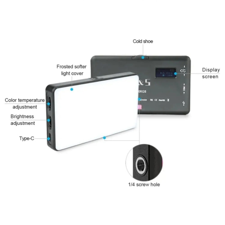 VLOGLITE W140RGB For Vlogging Photography LED Video Light Full Color RGB Camera Fill Light - free shipping - PMC TechLife - Order now!