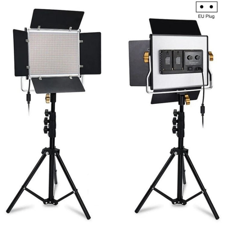 VLOGLITE W660S For Video Film Recording 3200-5600K Lighting LED Video Light with Tripod, Plug:EU Plug - free shipping - PMC TechLife - Order now!