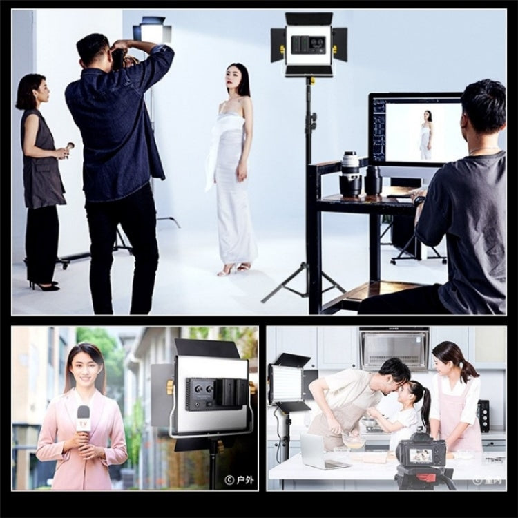 VLOGLITE W660S For Video Film Recording 3200-5600K Lighting LED Video Light with Tripod, Plug:UK Plug - free shipping - PMC TechLife - Order now!